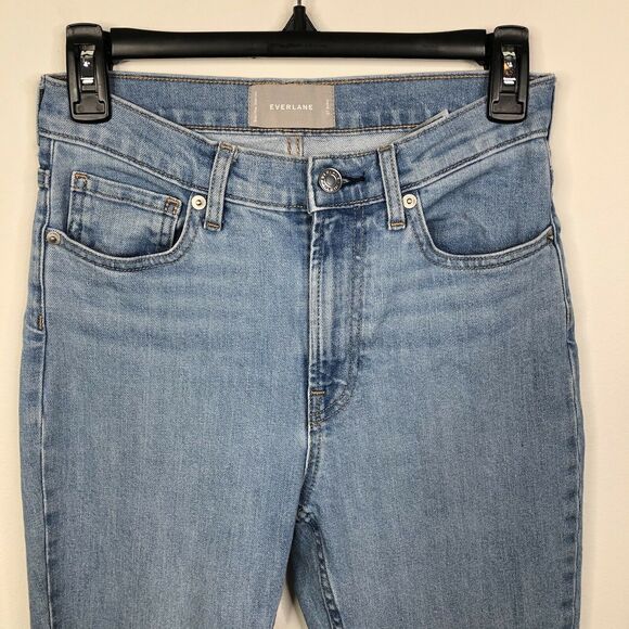 Everlane High Rise Skinny Ankle Blue Jeans Womens Size 27 - Picture 2 of 7